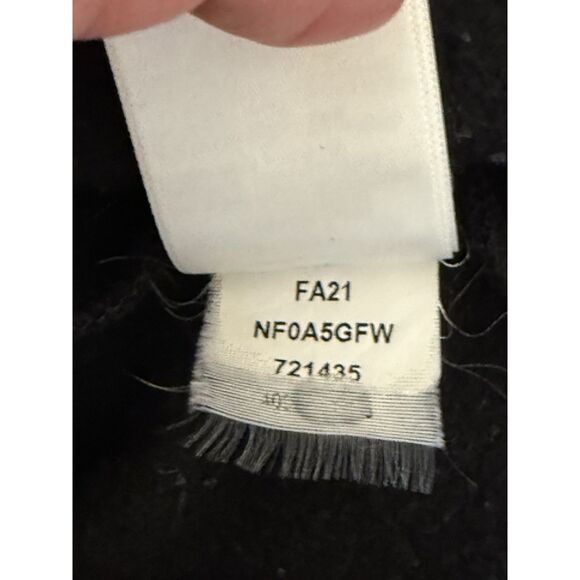 The North Face Womens Cropped Hoodie Black Yellow Cozy Preppy Outdoor Medium - Picture 11 of 13